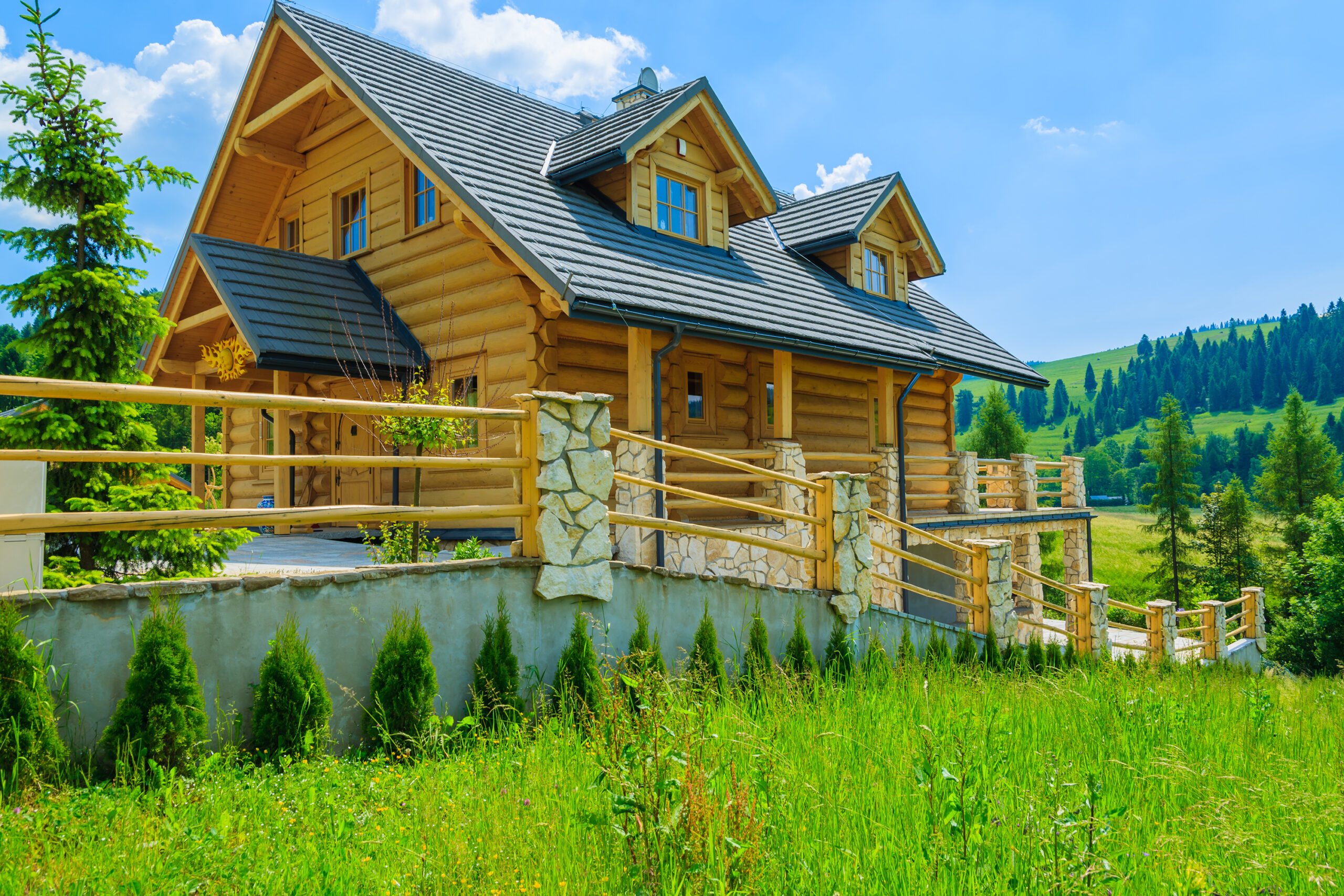baita in legno